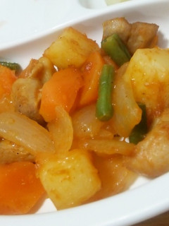 こどもが喜ぶ☆チキンと野菜のカレー炒め-レシピのメイン写真