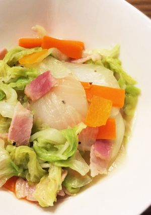 旨みがギュッ♪簡単！白菜の洋風煮浸し-レシピのメイン写真