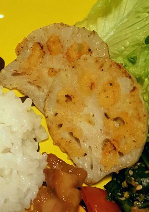 幼児食★れんこんとチーズのパリパリ-レシピのメイン写真