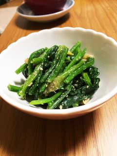 ほうれん草の胡麻和え-レシピのメイン写真