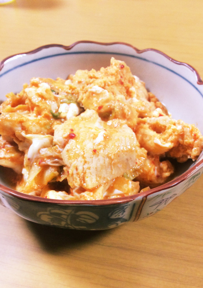 キムチとお肉のたまごとじ-レシピのメイン写真