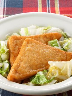 お魚厚揚げと白菜の簡単炒め煮-レシピのメイン写真
