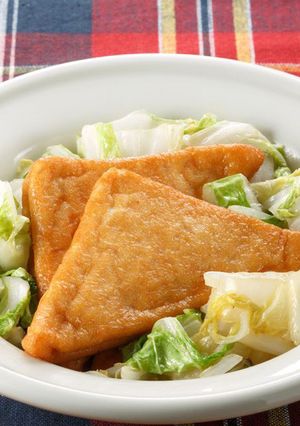 お魚厚揚げと白菜の簡単炒め煮-レシピのメイン写真