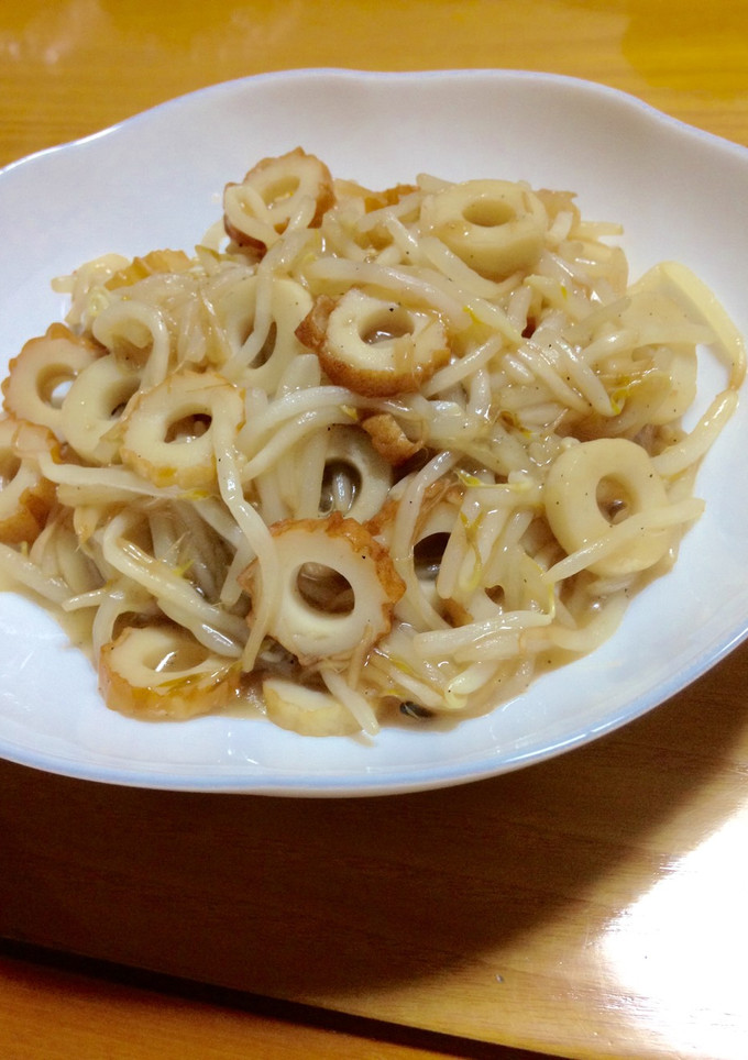 節約！もやしとちくわの甘酢あん炒め-レシピのメイン写真