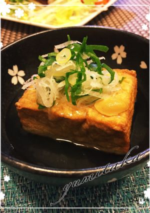 白だしで上品な餡かけ厚揚げ-レシピのメイン写真