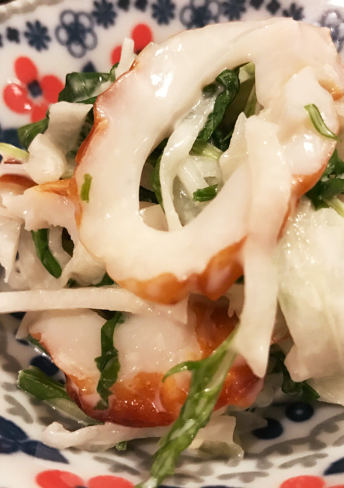 水菜と大根とちくわのサラダ★生姜風味★-レシピのメイン写真