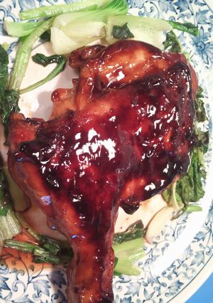 地鶏もも肉⭐いろり山賊焼き-レシピのメイン写真