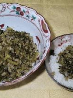 高菜と豚ひき肉の炒め物(チャーハンの素)-レシピのメイン写真
