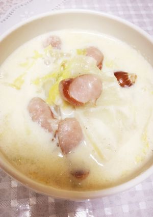 みんな大好き白菜とベーコンの簡単スープ✩-レシピのメイン写真
