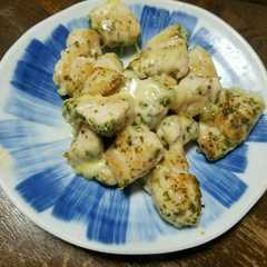 รูปของ ささみののりチーズ焼き♡