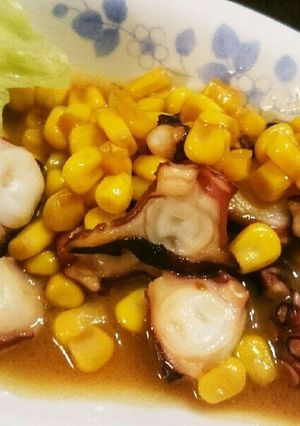 たことコーンのバター醤油炒め-レシピのメイン写真