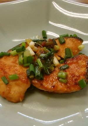 薬味ソースが味の決め手★鮭の薬味だれ-レシピのメイン写真