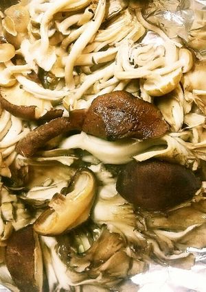 超簡単♪色々きのこDEぎゅうぎゅう焼き♪-レシピのメイン写真