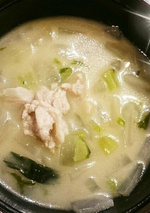 大根と玉ねぎの豚汁-レシピのメイン写真