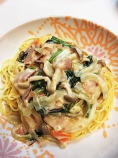 牛乳だけでクリーミーパスタ-レシピのメイン写真