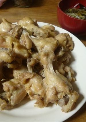 圧力鍋で作る手羽元とおまけのスープ-レシピのメイン写真