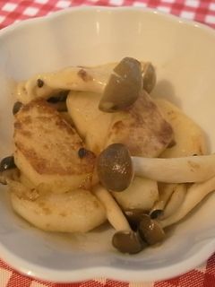 長芋ときのこのポン酢炒め-レシピのメイン写真