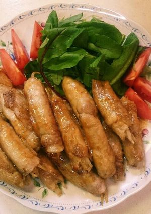 節約〜豚薄切り肉deもやし巻き-レシピのメイン写真