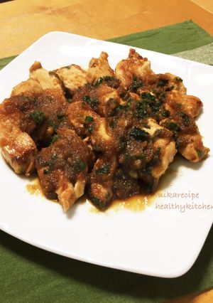 ヘルシー鶏胸肉和風おろしソテー-レシピのメイン写真