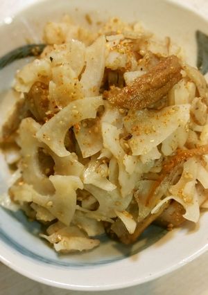 レンコンとさつま揚げのきんぴら❖お弁当-レシピのメイン写真