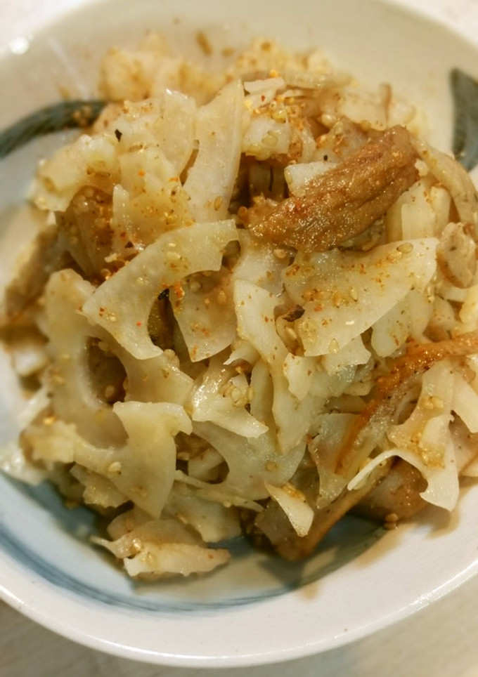 レンコンとさつま揚げのきんぴら❖お弁当-レシピのメイン写真