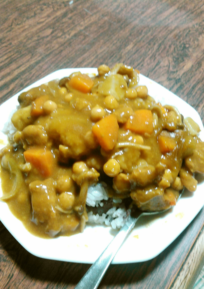 植物素材の本格カレーを作ってみた-レシピのメイン写真