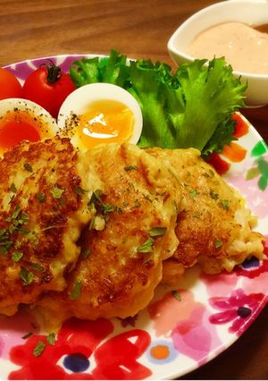 ♡エビバーグ♡&絶品オーロラソース♡-レシピのメイン写真