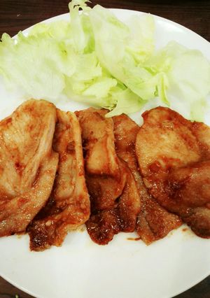 味噌漬け豚肉～使う物はフライパンのみ-レシピのメイン写真