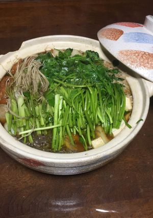 仙台せり鍋-レシピのメイン写真