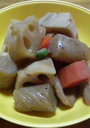 根菜とちくわの煮物♪-レシピのメイン写真