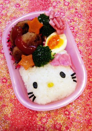 キャラ弁♡キティちゃん-レシピのメイン写真