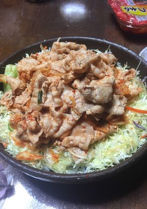 豚キムチサラダ-レシピのメイン写真