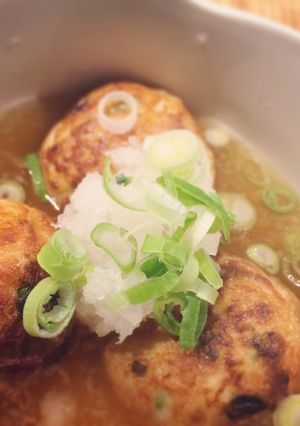 あっさり！たこ焼きのおろし柚子胡椒だし-レシピのメイン写真