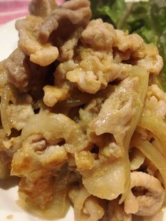 調味料は最小限に!やわらか豚こま生姜焼き-レシピのメイン写真