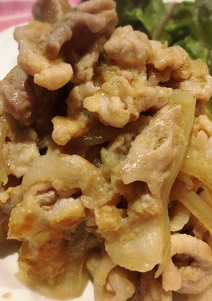 調味料は最小限に！やわらか豚こま生姜焼き-レシピのメイン写真