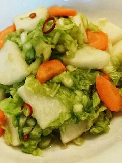 リンゴの果肉入りお漬物-レシピのメイン写真