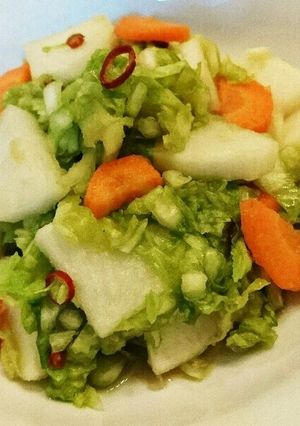 リンゴの果肉入りお漬物-レシピのメイン写真