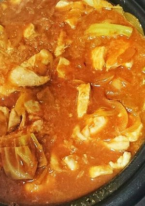 熱々トマトカレー鍋-レシピのメイン写真