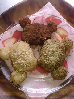 リンゴ ☆おはぎ ココアくま-レシピのメイン写真