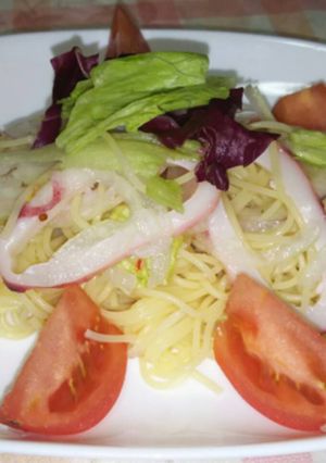 簡単!便利イカマリネパスタ-レシピのメイン写真