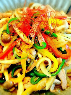 シャキシャキ野菜の カラフル青椒肉絲☆-レシピのメイン写真