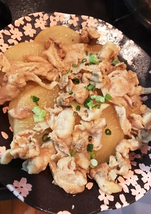 ヘルシーで簡単♪大根と豚バラの煮物-レシピのメイン写真