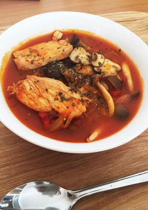 贅沢なトマトのスープ-レシピのメイン写真