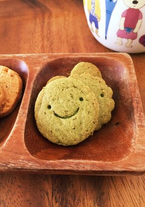抹茶風味の米粉おからクッキー-レシピのメイン写真