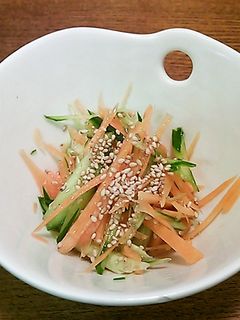 キュウリとニンジンナムル-レシピのメイン写真