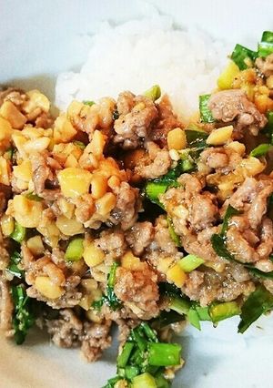 ひきわり納豆ひき肉丼-レシピのメイン写真