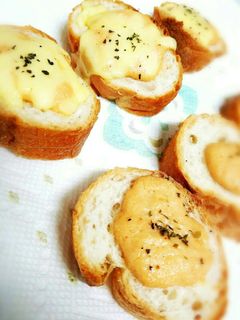 5分で出来る!明太子トースト!-レシピのメイン写真