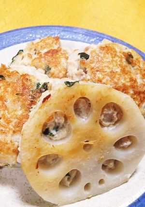 ◎ふわしゃきっ♡簡単れんこん豆腐つくね◎-レシピのメイン写真