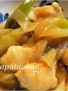 ムネ肉と白ネギの炒め物-レシピのメイン写真