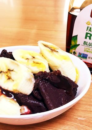 ミキサー不要！アサイーボウル風ヨーグルト-レシピのメイン写真